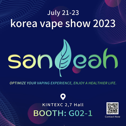 Sanyeah Vape in korea vape show 2023